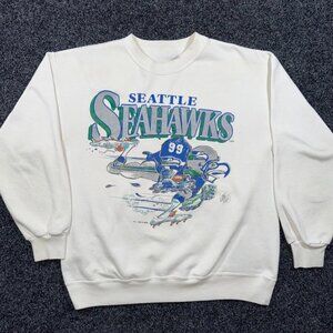 Vintage 1988 Seattle Seahawks  Crewneck Sweatshirt